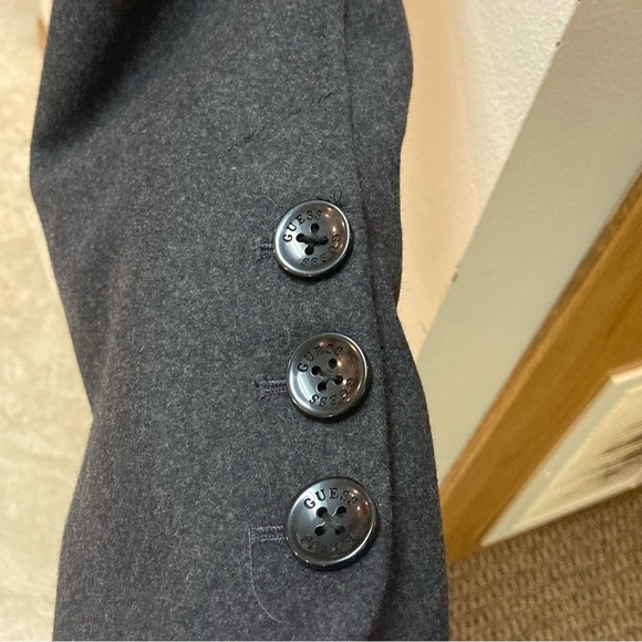 Guess Knee Length Double Breasted Peacoat - Picture 5 of 10